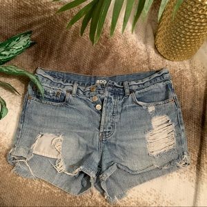 Urban Outfitters BDG distressed jean shorts